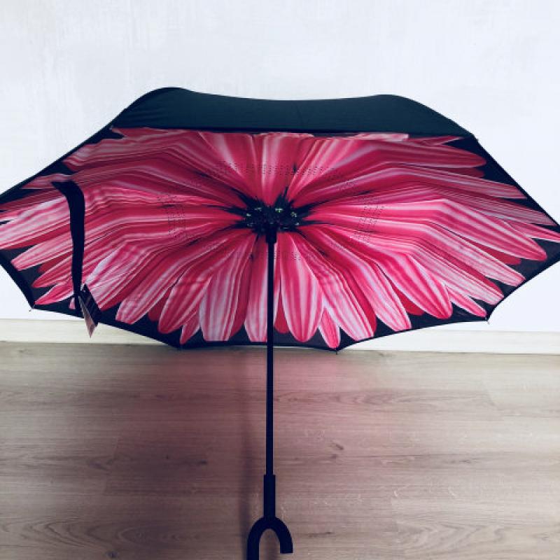 Зонт обратный Reverse Umbrella ветрозащитный зонт обратного раскрытия купить оптом - компания Vesna2012 | Украина