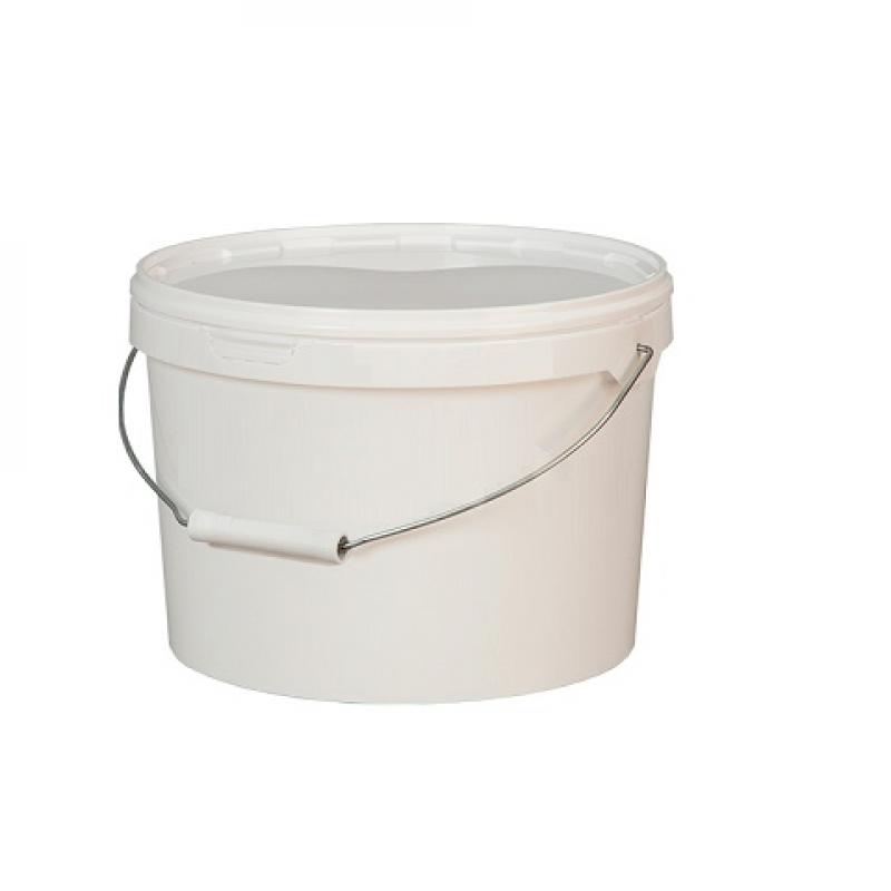 High-Quality Food Grade White Plastic Bucket with Handle and Lid buy wholesale - company ИП 