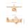 Children's Wooden Toy Airplane Dusty buy wholesale - company «Эко Тойс» | Russia