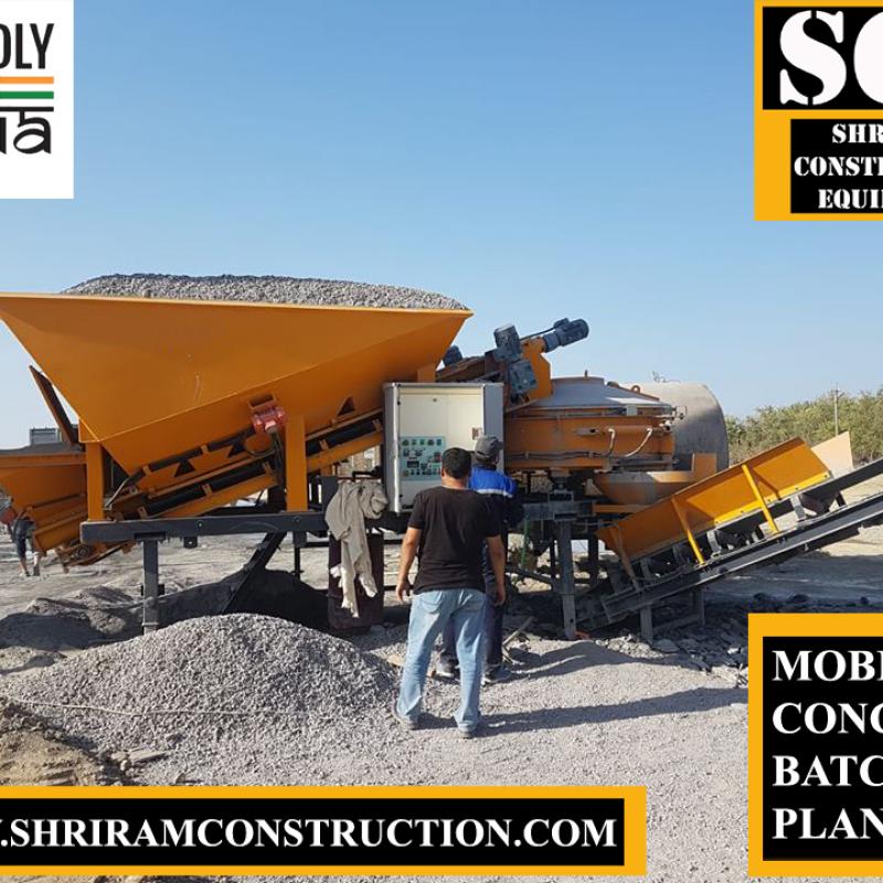 Mobile Concrete Batching Plant buy wholesale - company SHRIRAM CONSTRUCTION EQUIPMENT | India