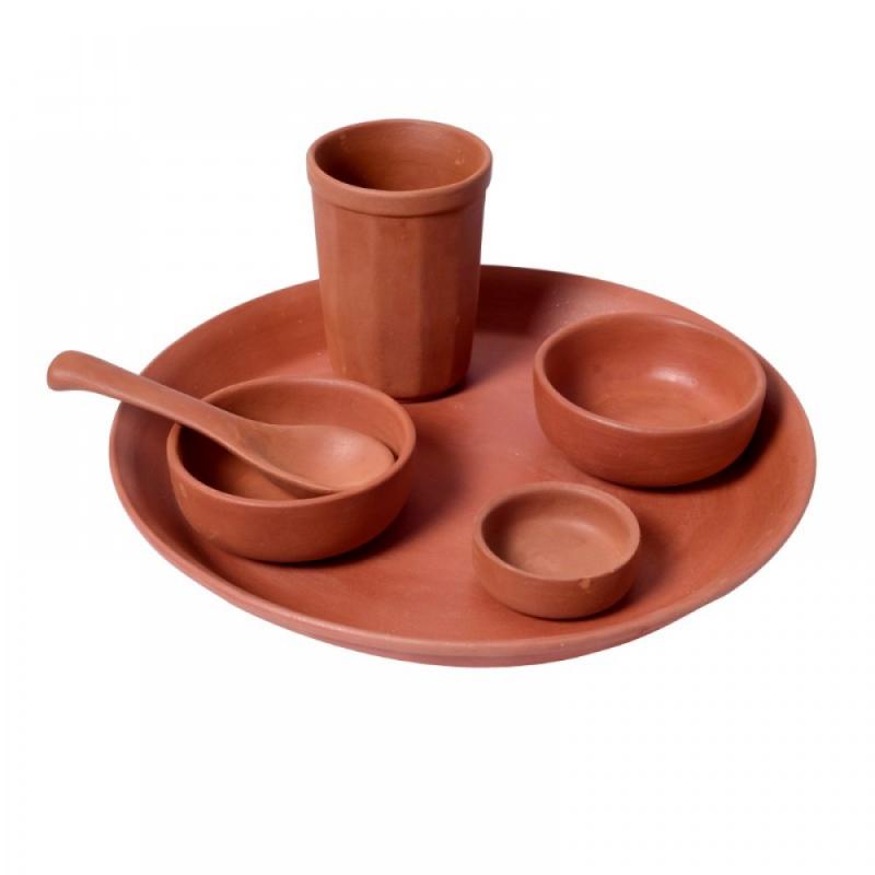 Глиняный набор посуды  купить оптом - компания Mittiking | Индия
