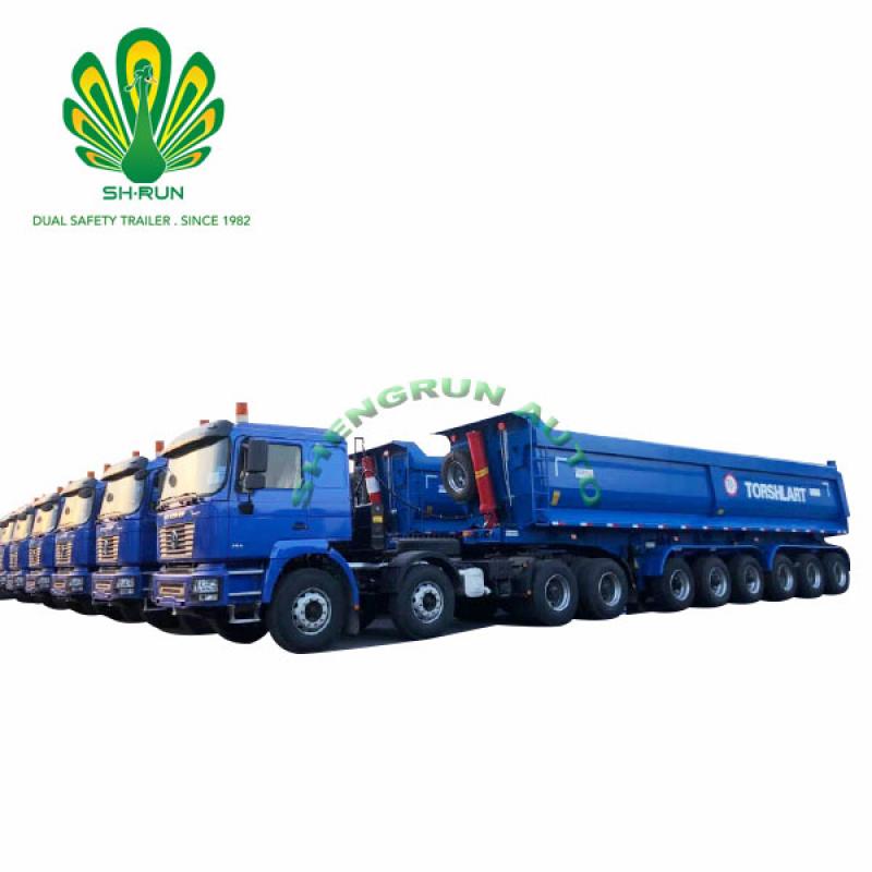 Heavy Duty Dump Truck Trailer  buy wholesale - company Shengrun Special Automobile | China