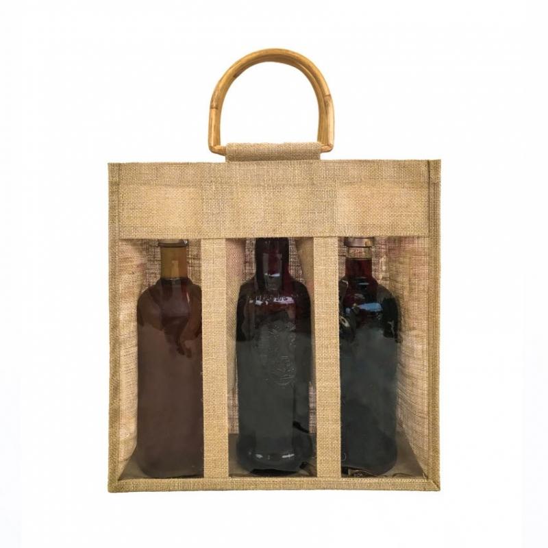 Джутовые сумки для вина  купить оптом - компания M/S RGB JUTE | Бангладеш