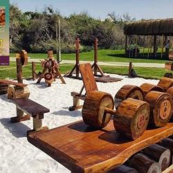 Wooden Open Air Gyms buy on the wholesale