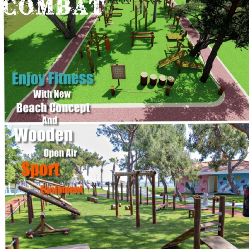 Wooden Open Air Gyms buy wholesale - company Jungle KIng | Serbia
