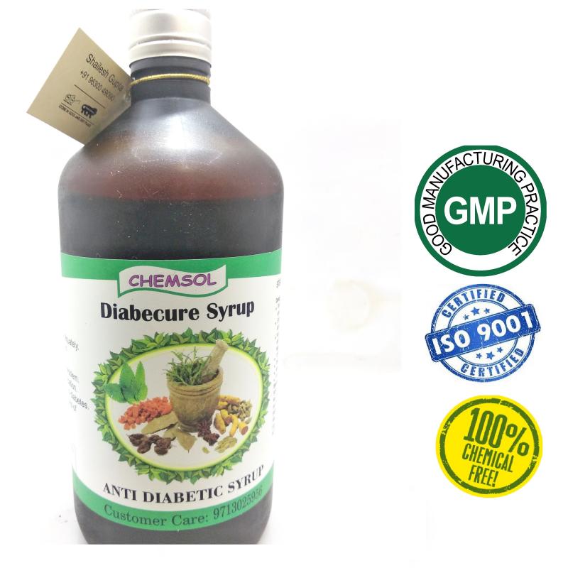 Chemsol DiabeCure Syrup (Anti Diabetic Syrup) buy wholesale - company Menaja Herbal Corp | India