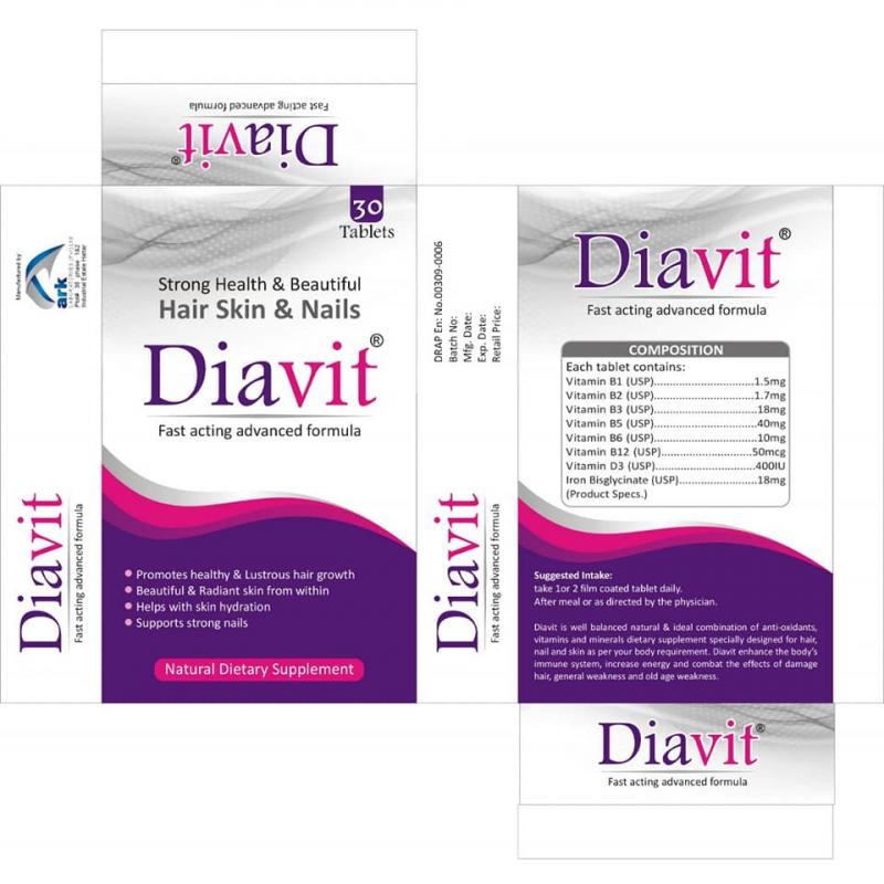 Diavit Natural Dietary Supplement  buy wholesale - company Ark Laboratories(pvt)Ltd | Pakistan