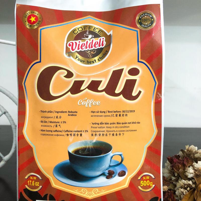Жареный кофе Кули в зернах купить оптом - компания VIET DELI COFFEE CO.,LTD | Вьетнам