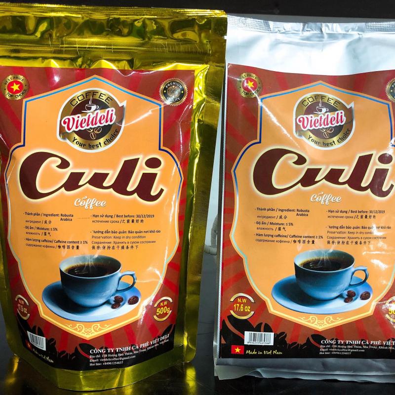 Жареный кофе Кули в зернах купить оптом - компания VIET DELI COFFEE CO.,LTD | Вьетнам