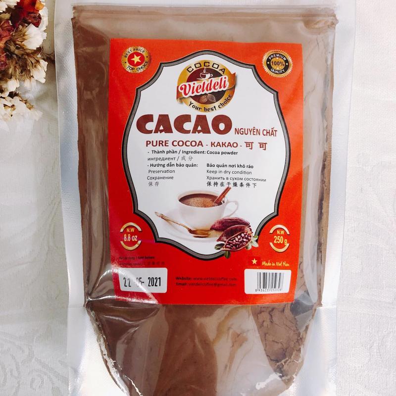 Чистый какао-порошок 250г/пакет купить оптом - компания VIET DELI COFFEE CO.,LTD | Вьетнам
