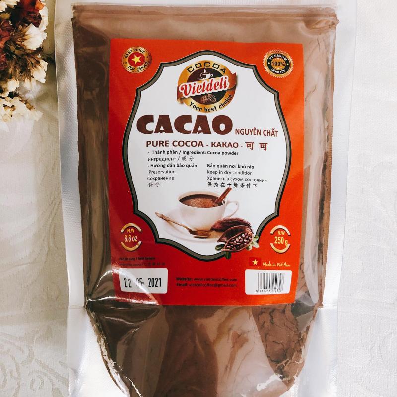 Pure Cocoa Powder 250g/bag  buy wholesale - company VIET DELI COFFEE CO.,LTD | Vietnam