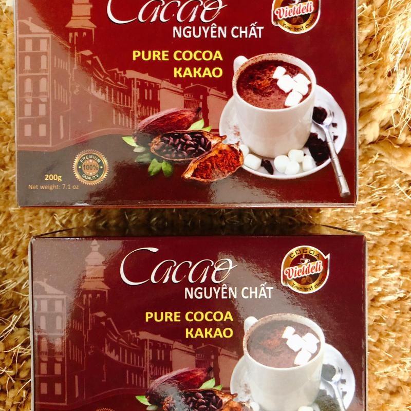 Чистый какао-порошок 200г/коробка купить оптом - компания VIET DELI COFFEE CO.,LTD | Вьетнам