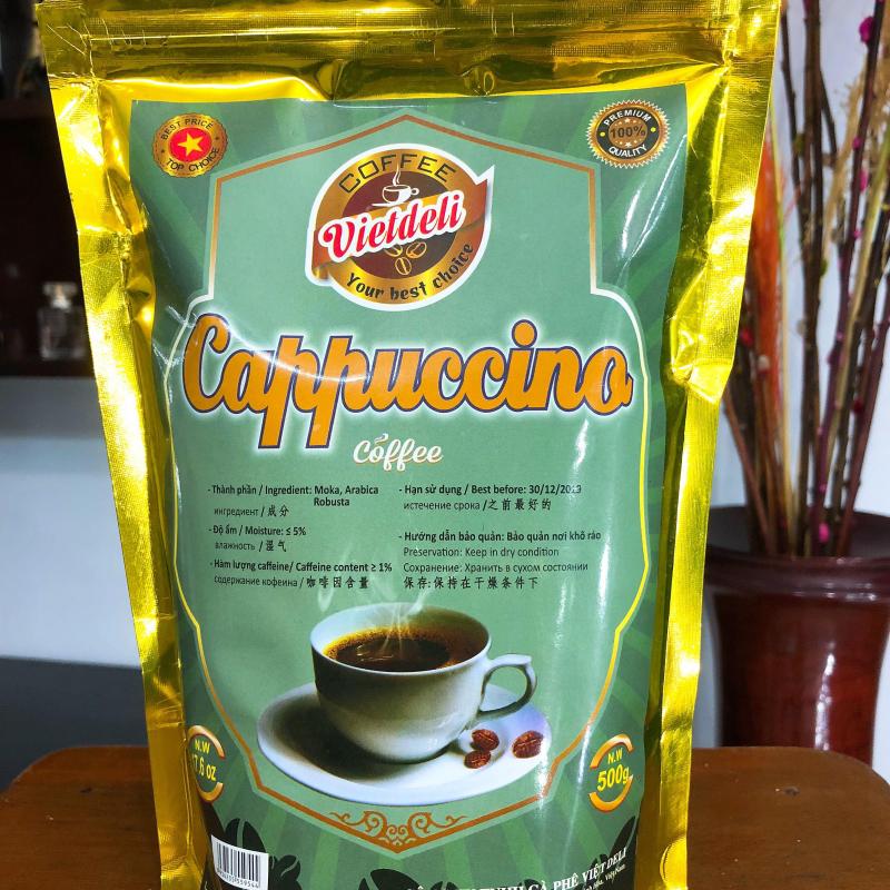 Молотый кофе со вкусом капучино купить оптом - компания VIET DELI COFFEE CO.,LTD | Вьетнам