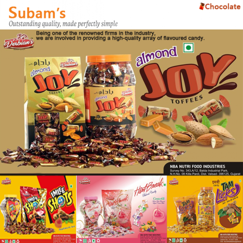 Ароматизированные конфеты купить оптом - компания SUBAM TRADERS | Индия