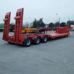 3 Axle Lowbed Low Loading Trailer for Sale buy on the wholesale