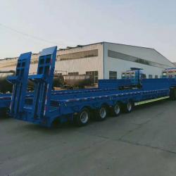 4 Axle Low Bed Excavator Transportation Trailer for Sale buy on the wholesale