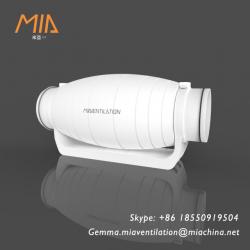 MIA WS-01 Silent Mixed Flow Inline Duct Fan Ventilation System Series(280-850m3/h)