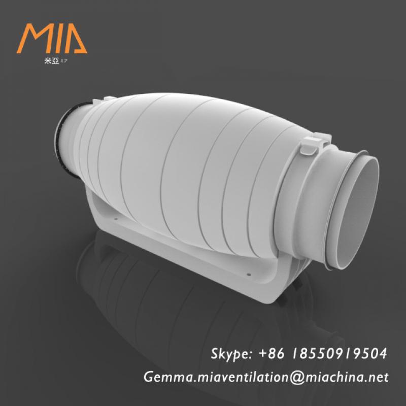Бесшумный канальный вентилятор смешанного типа MIA WS-01 (280-850 м3/ч) купить оптом - компания Suzhou Mia Intelligent Technology Co., Ltd. | Китай