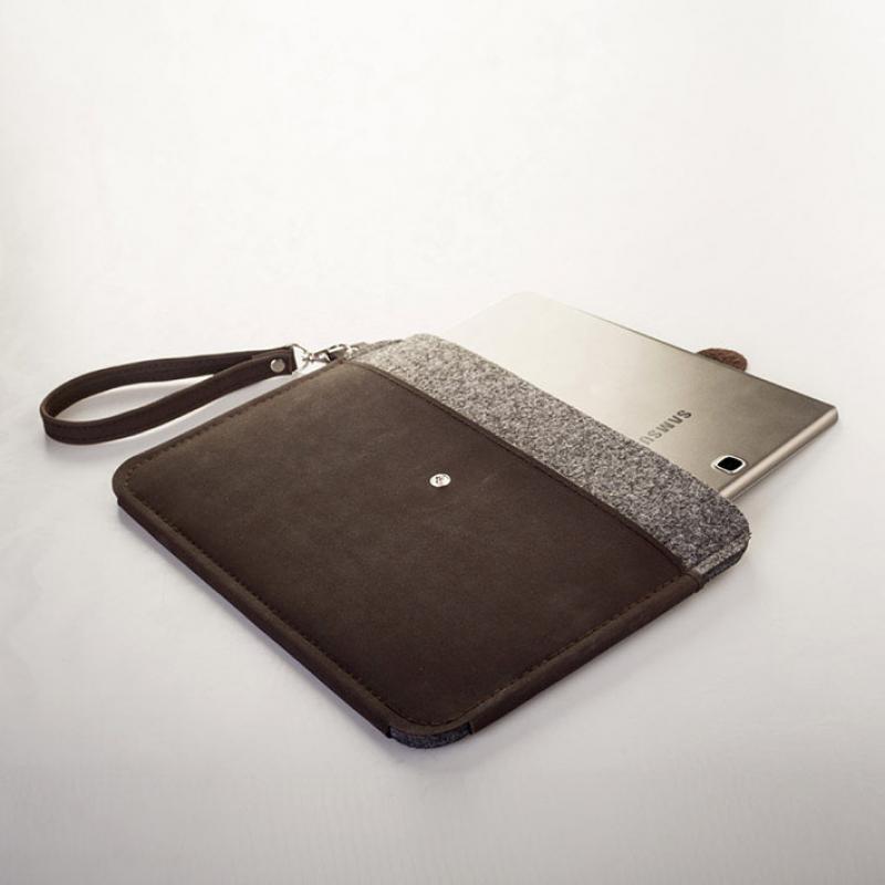 Felt and Leather Sleeve Tablet Bag KB19-75 buy wholesale - company Gazzeri Imp&Exp Co. Ltd | Turkey