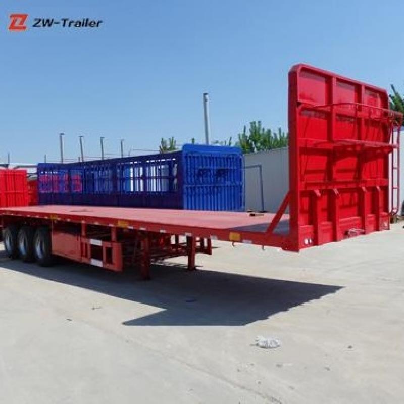 Полуприцеп-контейнеровоз купить оптом - компания Shandong Zhuowei International Trading Co.,Ltd | Китай
