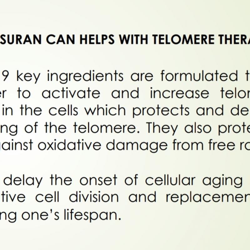 SuRan Deer Placenta Telomere Therapy buy wholesale - company Alphacel | Singapore