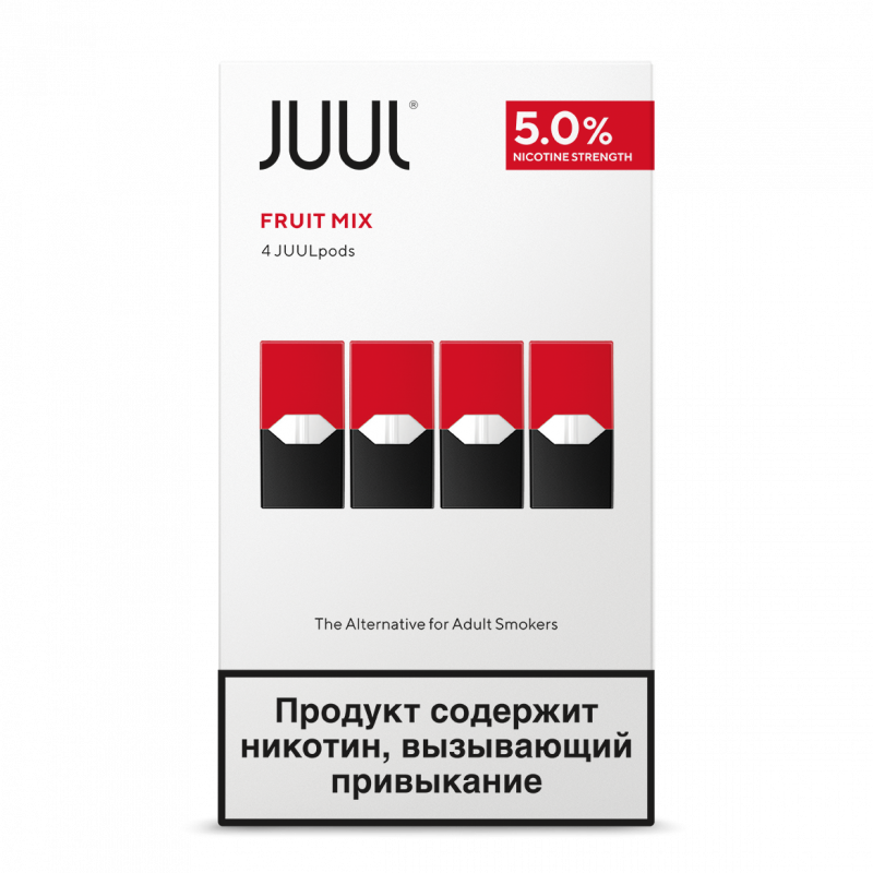 Картриджи (поды) JUUL Фруктовый микс купить оптом - компания ООО Табак Про | Россия
