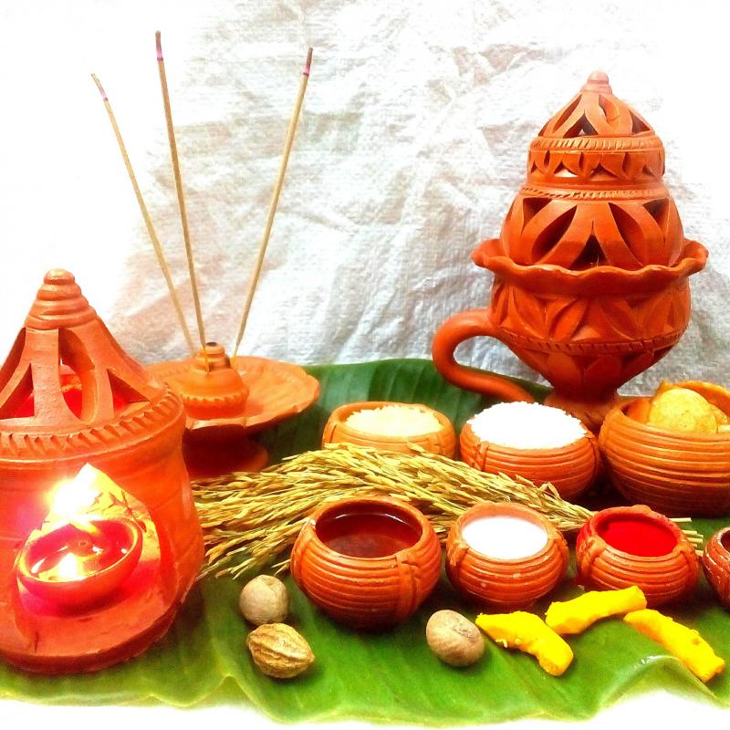 Глиняные подарки ручной работы купить оптом - компания The Handmade India Online Stores | Индия