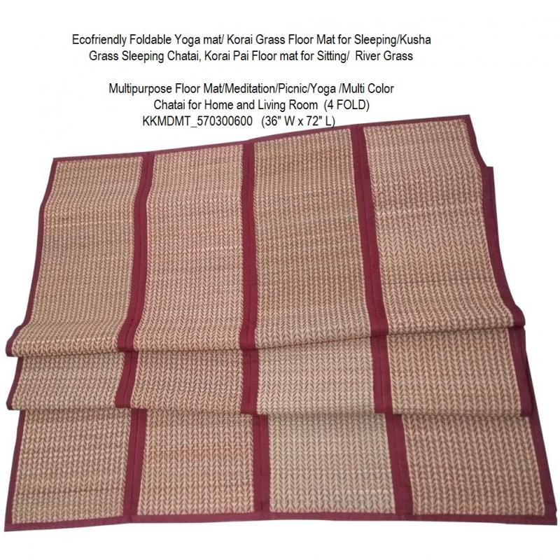 Многоцелевые коврики для йоги из натурального волокна купить оптом - компания Manmayee Handicrafts | Индия