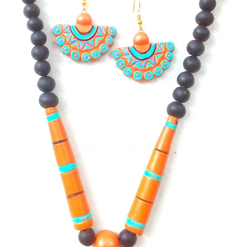 Коллекция Navaratri / Терракотовое ожерелье / Праздничная мода купить оптом - компания THe Handicraft Stores | Индия