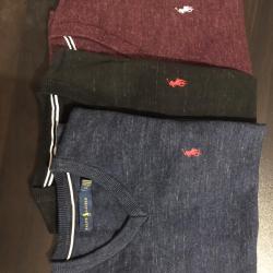 Men's V-Neck Long Sleeve Sweaters