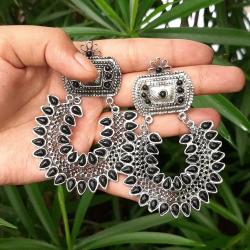 Oxidised Silver Jewellery Earrings