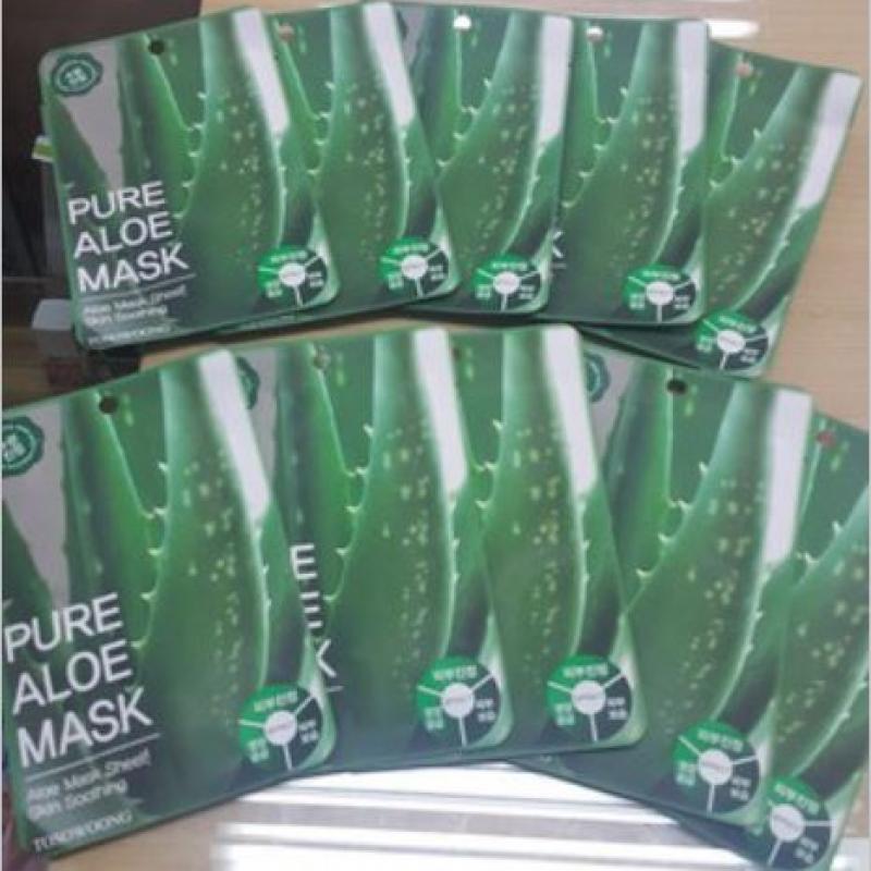 Корейская тканевая маска для лица с экстрактом алоэ (10шт в коробке) купить оптом - компания PPK Trade Korea | Южная Корея