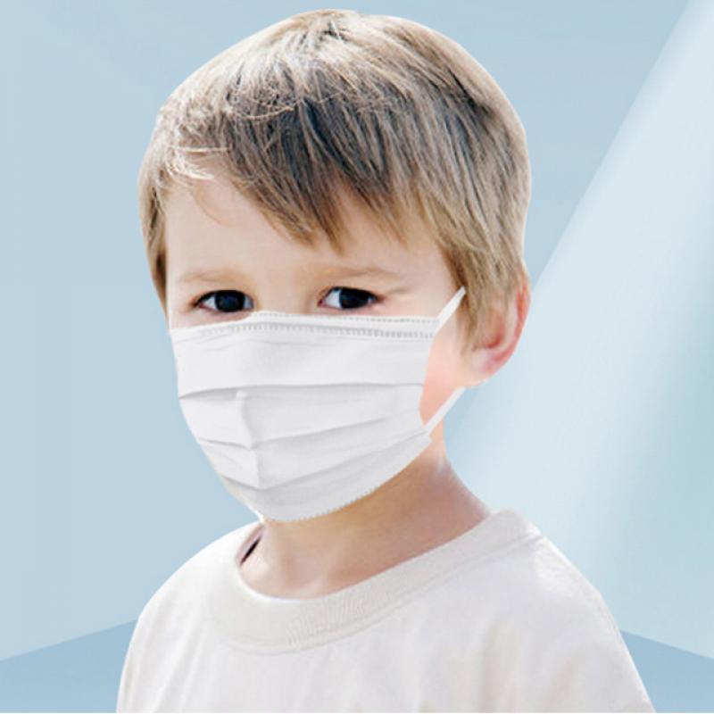 Детские медицинские маски из нетканых материалов одноразовые 3-х слойные купить оптом - компания Liaoning Maiqi Medical Devices Co., Ltd. | Китай