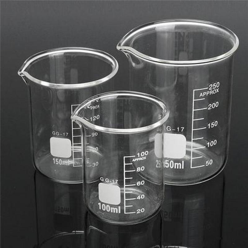 Мерные стаканы из боросиликатного стекла купить оптом - компания Mayalab instrument | Индия