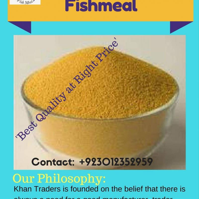 Рыбная мука (корма для птицы, животных и аквакультуры) купить оптом - компания Khan Traders Fishmeal Co. | Пакистан