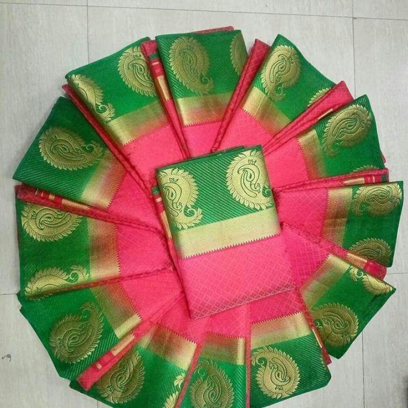 Kanjivaram Balaton Silk Saree buy wholesale - company Abu sufiyan sarees | India