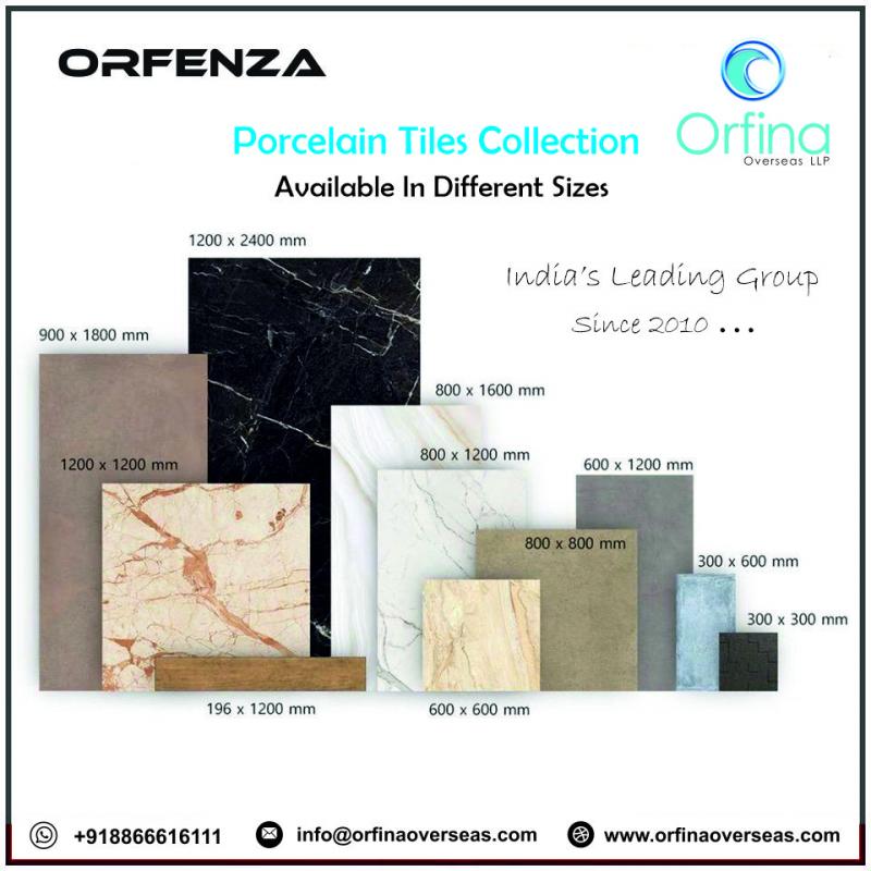 Glazed Porcelain Tiles  buy wholesale - company ORFINA OVERSEAS LLP | India