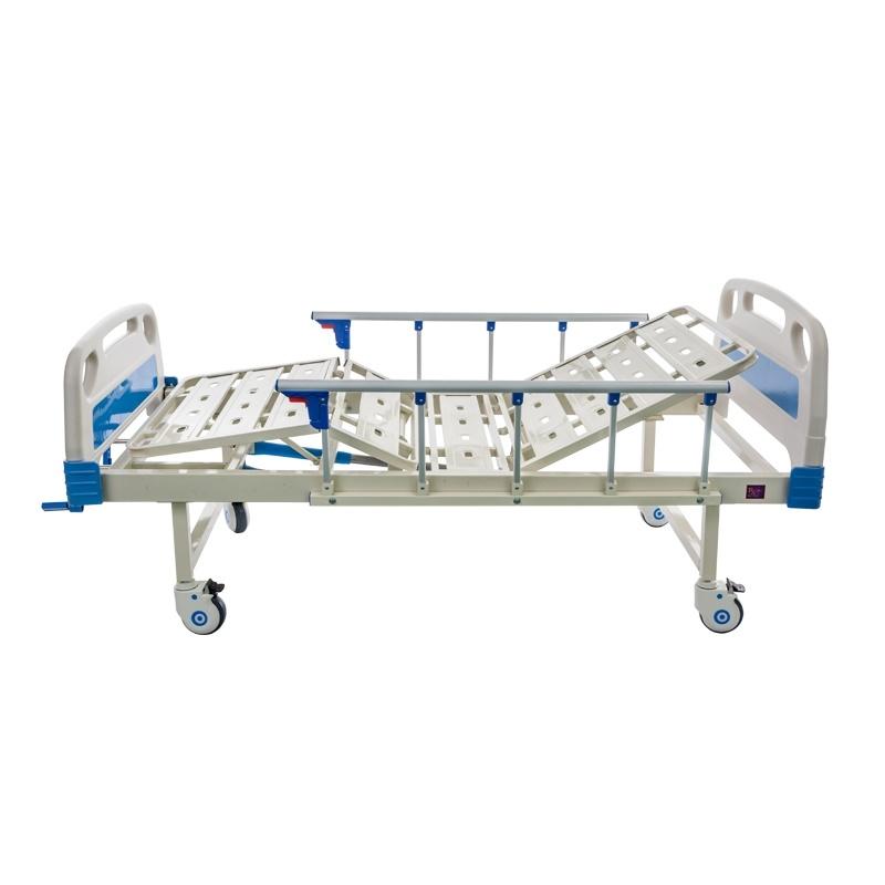 Медицинская кровать c 2-мя ручками для регулировки купить оптом - компания Hebei Dansong Medical Equipment Co., Ltd. | Китай
