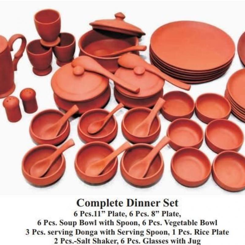 Clay Dinnerware Set buy wholesale - company MittiKalaa | India