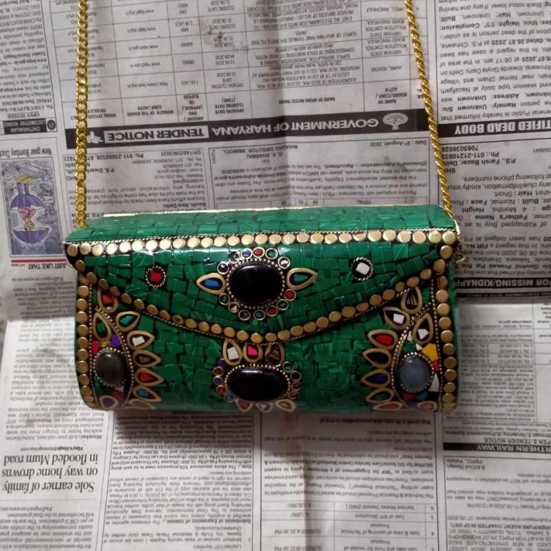 Copy Firoza Clutch Bags  buy wholesale - company BEADSNBONE | India