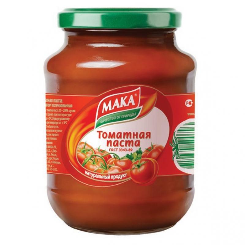 Tomato Paste MAKA-GOST buy wholesale - company ООО «Производственная компания МАКА» | Russia