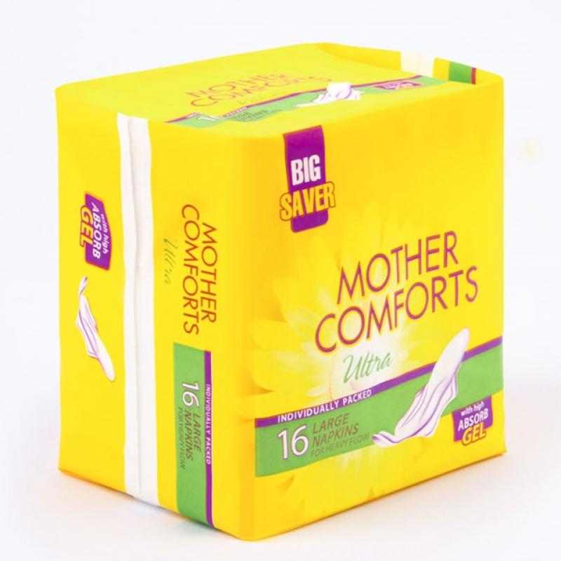 Гигиенические прокладки Mother Comforts купить оптом - компания Baby & Baba Wholesale Traders | Пакистан