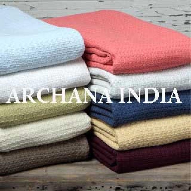 Хлопковые пледы купить оптом - компания ARCHANA INDIA | Индия