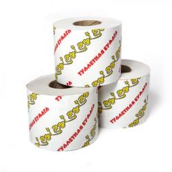 Туалетная бумага «КУЗЯ» 2-ух слойная на втулке buy on the wholesale