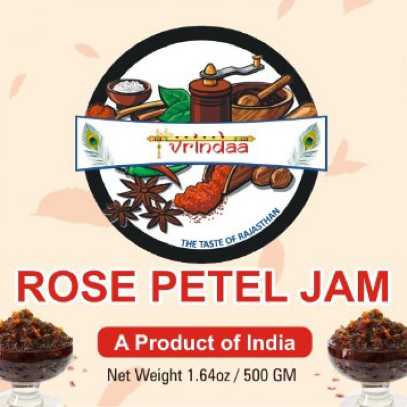Vrinda's Chetri Rose Petel Jam (Gulkand) buy wholesale - company Viyona Impex | India