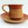 Терракотовые чайные чашки с блюдцами купить оптом - компания Karru Krafft | Индия