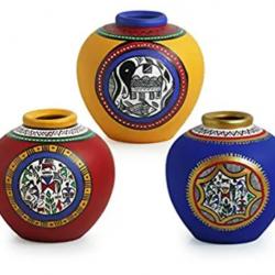 Art Painted Clay Pot Sets buy on the wholesale