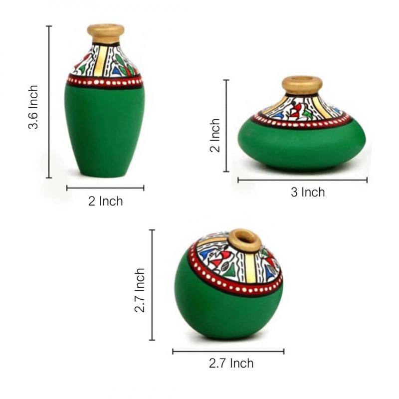 Hand Painted Clay Pots   buy wholesale - company Manmayee Handicrafts | India