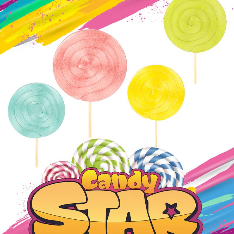 Круглые леденцы на палочке купить оптом - компания Candy Star Lollipop | Турция
