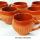Clay Tea Cups Set with Ceramic Finish (6 Items) buy wholesale - company THe Handicraft Stores | India